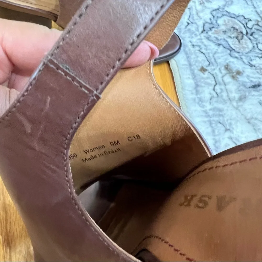 Trask Parker Peep Toe Bootie